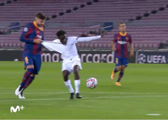 Y Piqué no jugará ante la Juve: el penalti que le costó la roja