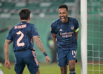 David Luiz y Aubameyang rescatan al Arsenal de Arteta en Viena