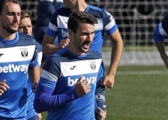 Juan Muñoz da negativo y vuelve a los entrenamientos del Leganés