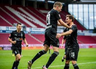 El Gladbach sufre para ganar al colista a tres días del Madrid