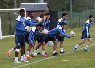 Beauvue no se entrenó hoy, pero estará ante el Compostela