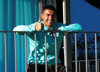 Cristiano Ronaldo reacts to Real Madrid's Clásico win