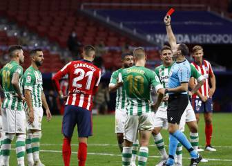 Carrasco se retiró lesionado