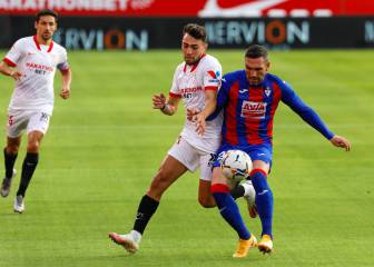 El Eibar le da una lección de pegada a un Sevilla sin puntería