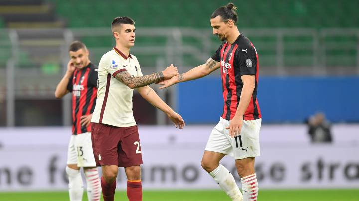 El Milán empata con la Roma pero sigue líder