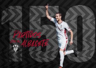 Arroyo alcanza los 150 partidos de Liga con el Albacete