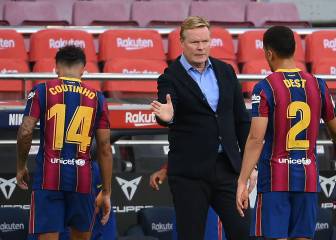 Piden sanción para Koeman por criticar al árbitro y al VAR
