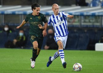 Jon Guridi logra su sueño de ser titular en la Real