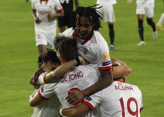 Sevilla-Rennes en imágenes