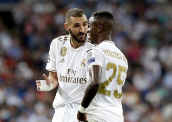Vinicius, sorprendido por las palabras de Benzema