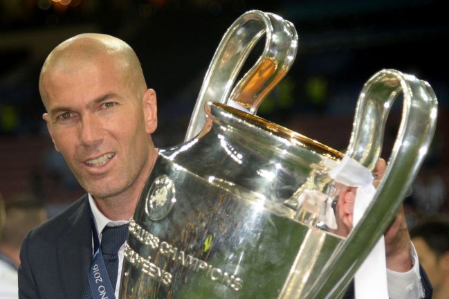 Zidane ha estado presente en las últimas cinco Cops de Europa que ha ganado el Real Madrid: la Novena como jugador; la Décima como ayudante de Ancelotti y la Undécima, la Duodécima y la Decimotercera como entrenador