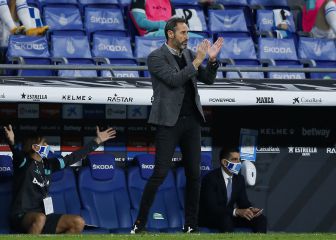 Vicente Moreno: “Tenemos mucha exigencia, estoy contento