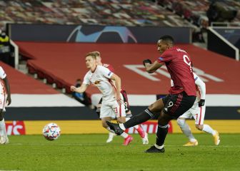 El United le hace una manita al Leipzig y es más líder