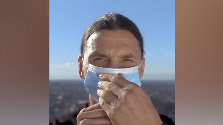 "Tú no eres Zlatan, no desafíes al virus": el genial video de Ibra para luchar contra el Covid
