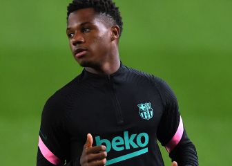 El último entrenamiento del ‘menor’ Ansu Fati