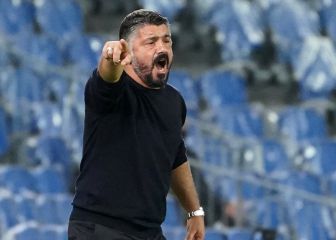 Gattuso, contento tras ganar a la Real Sociedad con el Nápoles