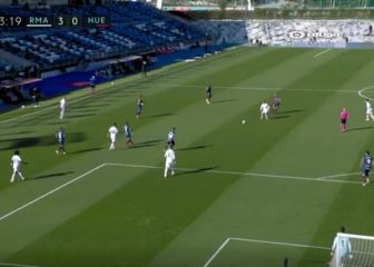 Cuando está bien juega a otra cosa distinta: maravilla de Hazard que propició el gol de Valverde