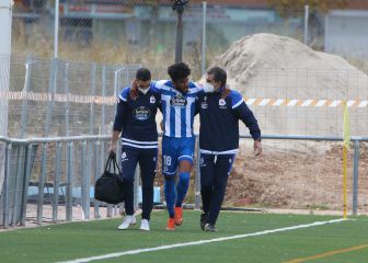 Preocupación por una lesión grave de Derik Osede