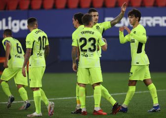 El Atlético dobla en puntos al Sevilla y le saca seis al Barça