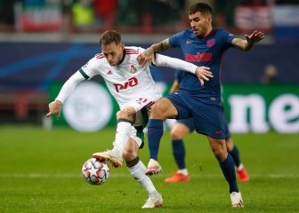 Lokomotiv-Atlético de Madrid en imágenes