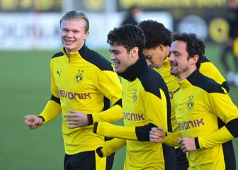 Haaland es duda para la final anticipada del Dortmund