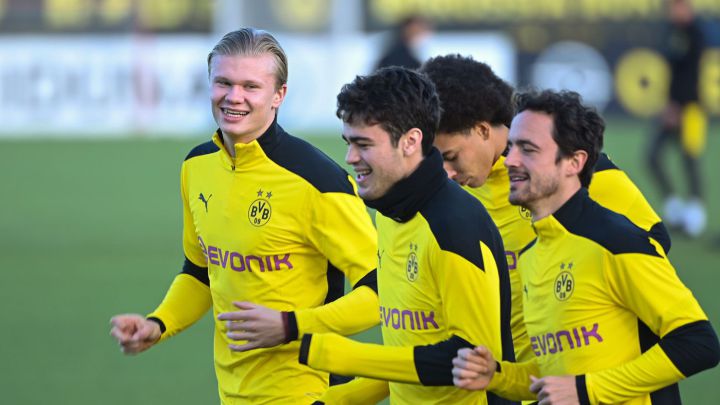 Haaland es duda para la final anticipada del Dortmund