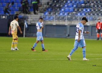 El Málaga baja de la nube