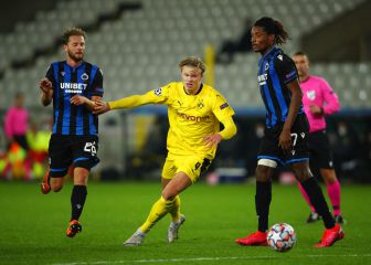 Haaland se exhibe en Bélgica antes de recibir al Bayern