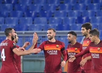 La Roma golea con un doblete de Mayoral y un tanto de Pedro
