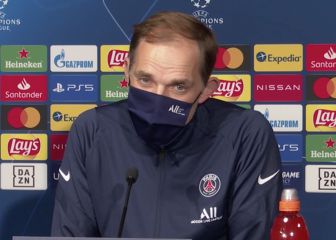 La reacción de Tüchel al explicar que jugará sin Neymar y Mbappé