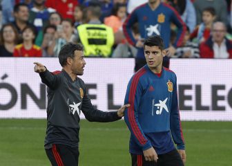 Morata iguala a Luis Enrique y pide su llamada en La Roja