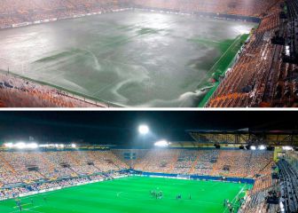 El milagro del Villarreal bajo la lluvia en 45 minutos