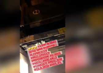 Los gritos de los jugadores del PSG encerrados en un ascensor... ¡50 minutos!