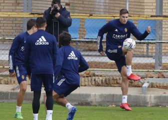 Vigaray ya se ejercita con el grupo