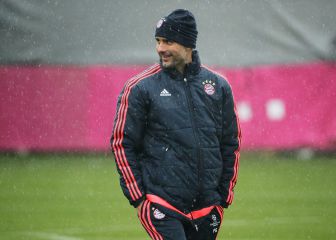 El único entrenamiento que se perdió Guardiola en Múnich