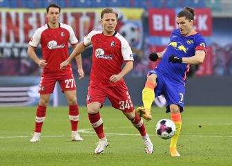 Angeliño brilla en un Leipzig que recupera sensaciones