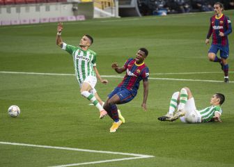 Aprobados y suspensos del Betis ante el Barça: una zaga de cristal