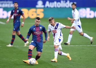 Burgos y Mir firman tablas en El Alcoraz