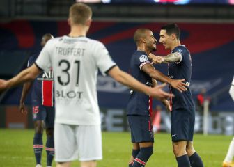 Di María guía al PSG en la victoria ante el Rennes