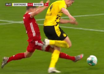 La lesión de Kimmich al intentar parar en carrera a Haaland