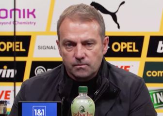 Solo con ver la cara de Flick se entiende cómo se siente todo el Bayern con la lesión de Kimmich