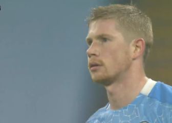 Cuando se te queda esta cara es que ha sido un desastre brutal: el penalti de De Bruyne...
