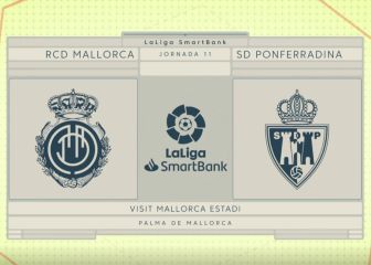 El Mallorca golea a la Ponfe y sigue la estela del Espanyol