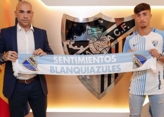 El Málaga anuncia la renovación de David Larrubia