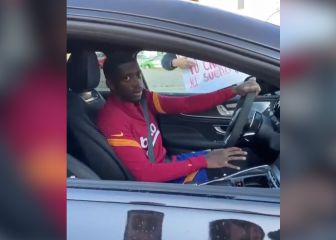 El incidente de Dembélé con un joven que lo paró en su coche