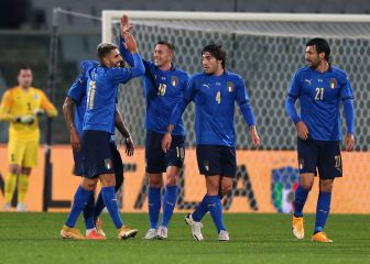 Italia gana con muchas caras nuevas