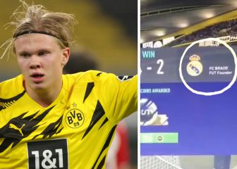 Haaland usa el FIFA para mandar otro guiño al Madrid