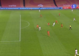 La acción incontenible de Morata en el gol de Canales