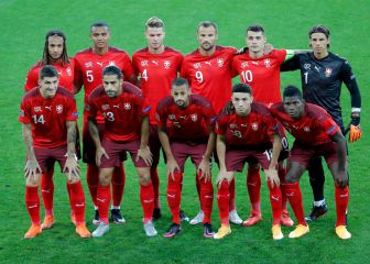 La mitad de los jugadores de Suiza juega en Alemania