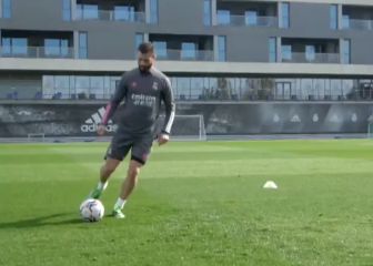 Carvajal y Nacho continúan entrenando en solitario